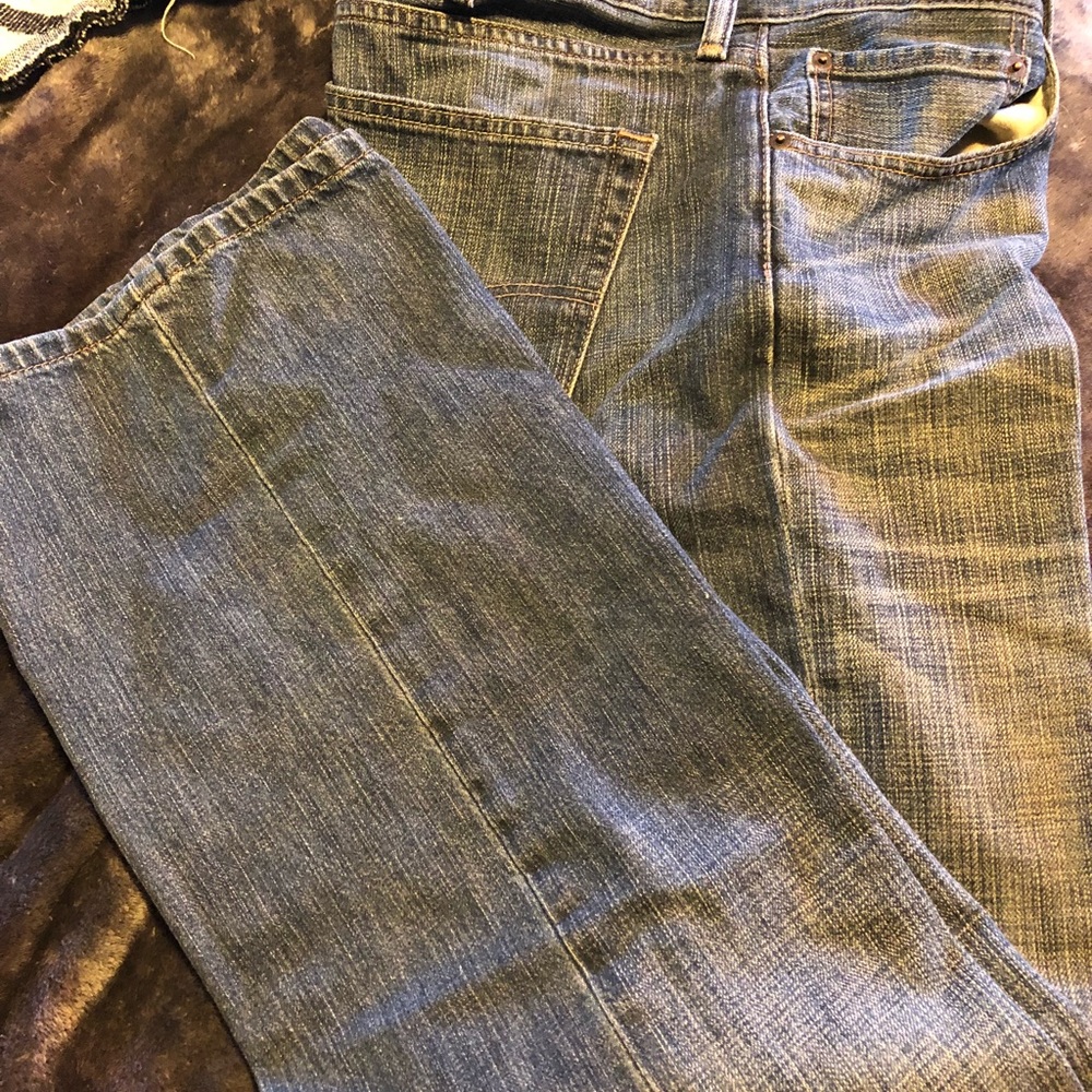 Men’s Levi’s Straight Leg Medium Wash Denim Jeans - Picture 6 of 8